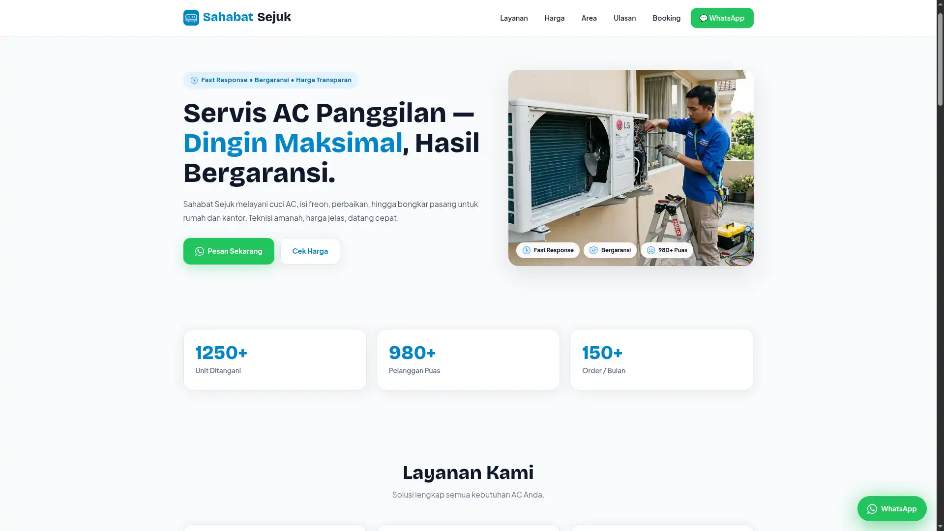 Company Profile: Sahabat Sejuk Service AC